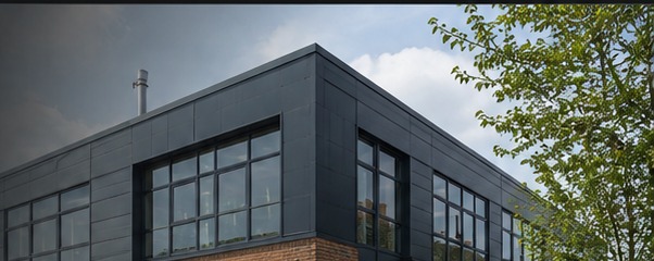 Modern commercial building in the Midlands