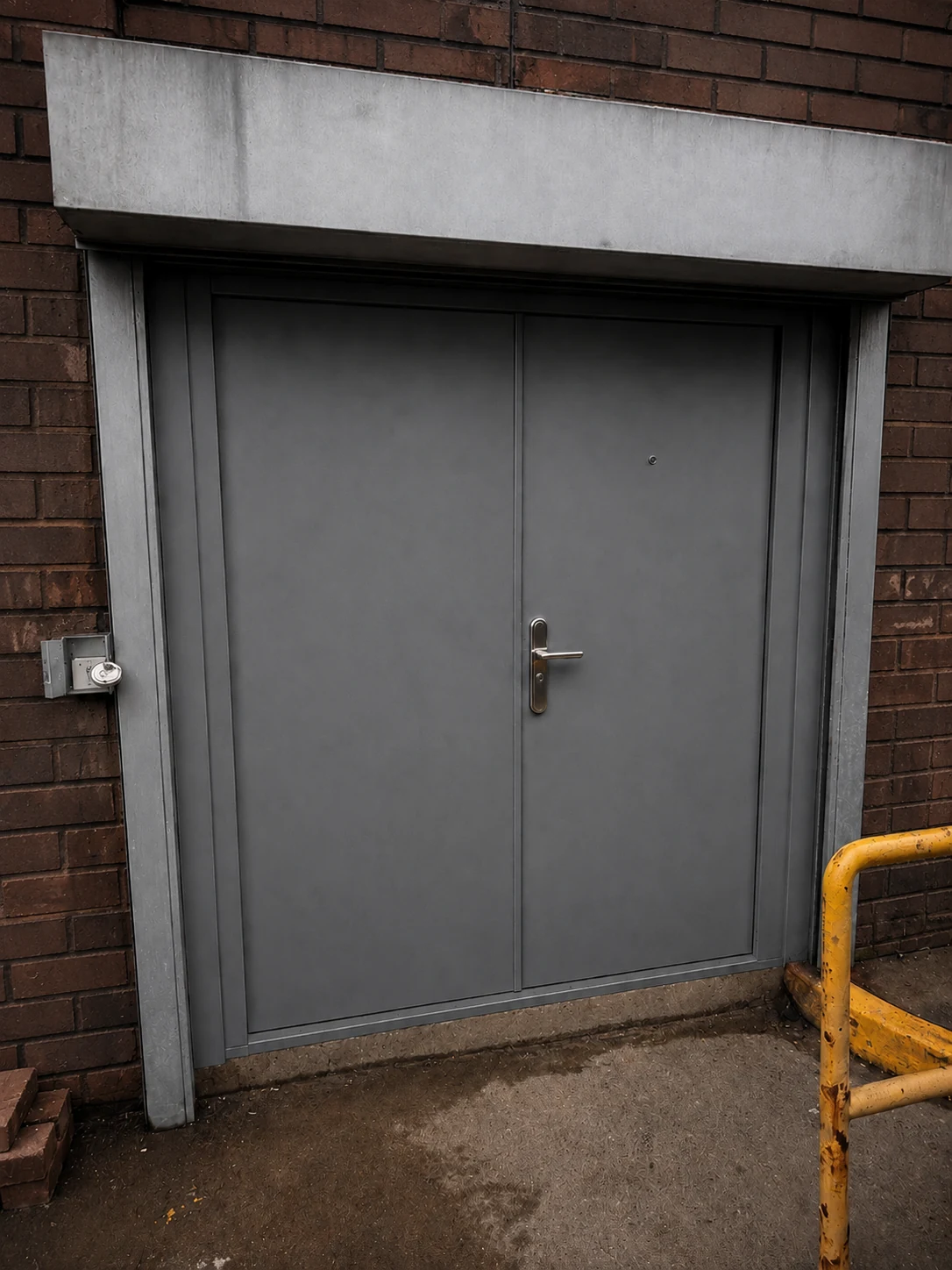 Replacement commercial double doorset installed at a property in Walsall